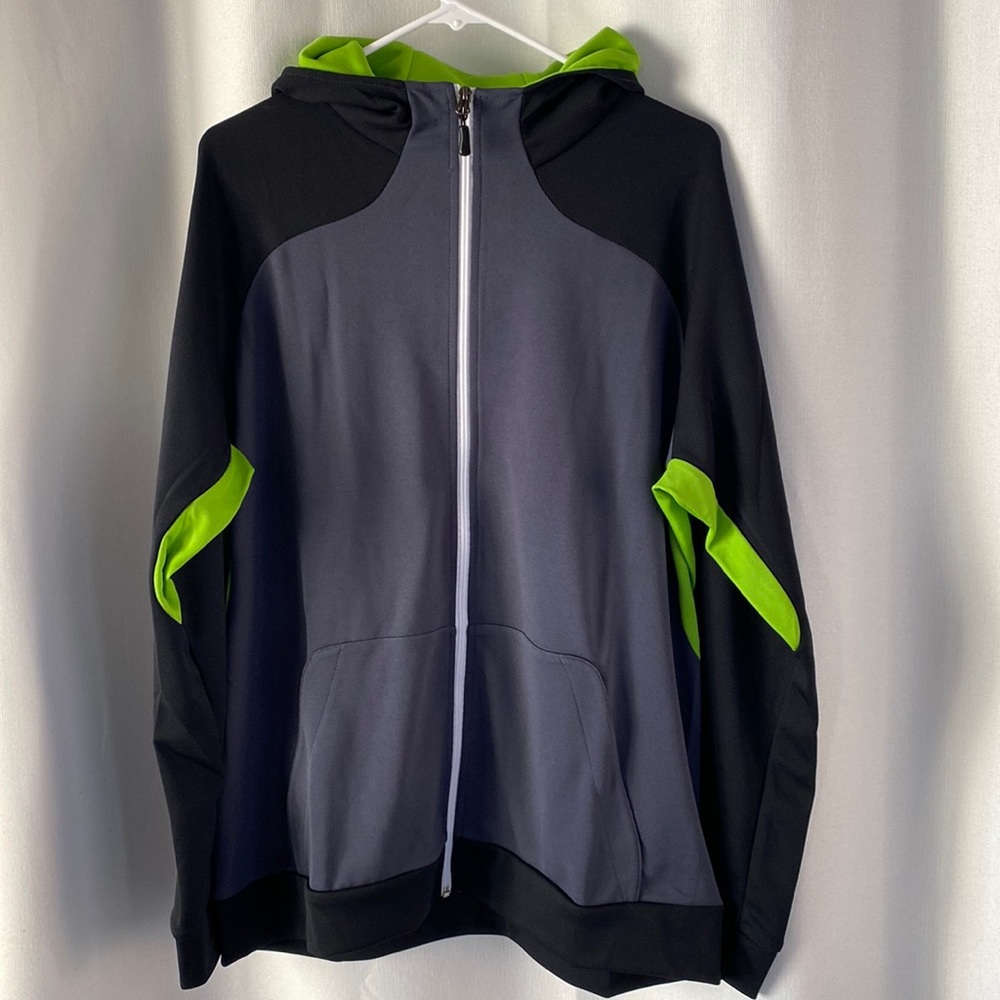 Men’s Sport Lightweight Hoodie Made in Canada Ecoapparel Grey Black Green